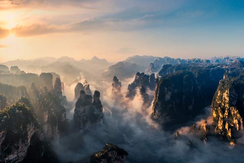 Zhangjiajie sunrise